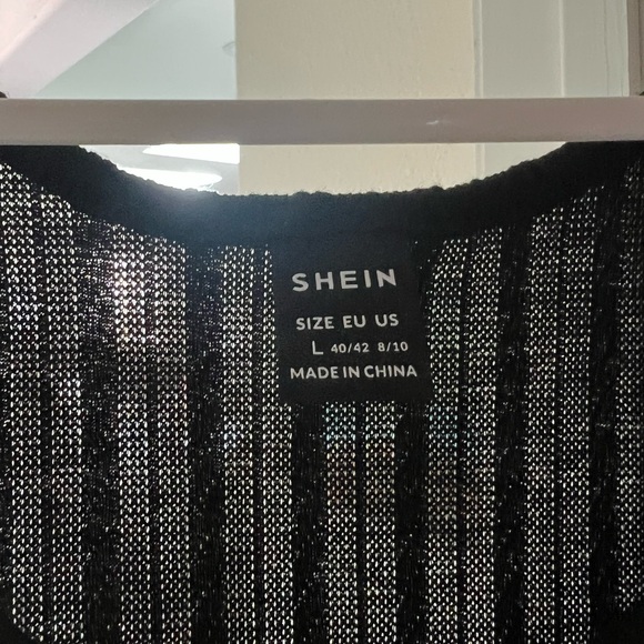 SHEIN Black Ribbed Maxi Dress - Picture 2 of 3